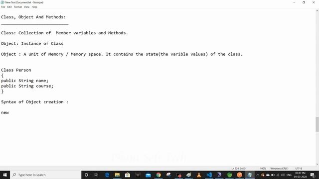 9. What is class and object in java | Java project pre requisite Class and Object