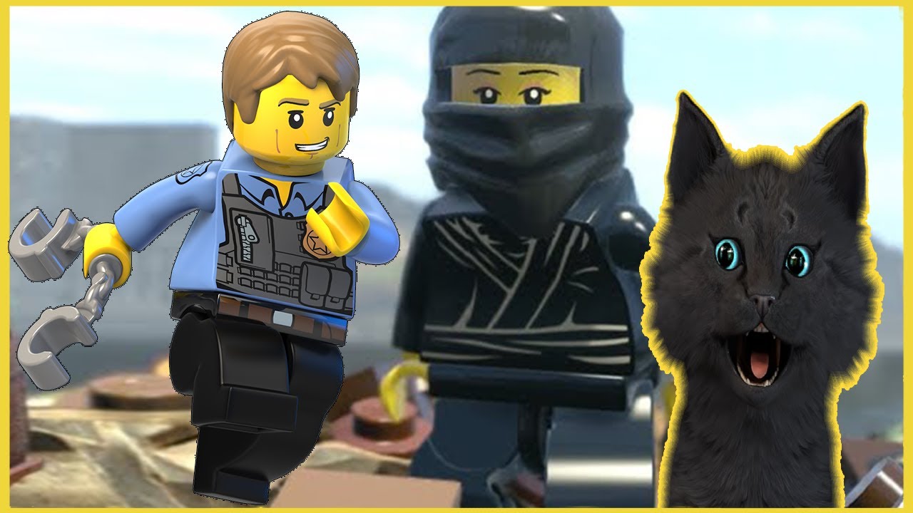 СУПЕР КОТ В ГТА ДЛЯ ДЕТЕЙ ЛЕГО СИТИ ? Lego City Undercover ? ЧЕЙЗ В ПОГОНИ ЗА НИНДЗЕЙ