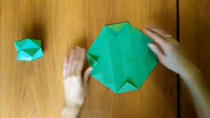 Многогранник в технике оригами. Поделки из бумаги.