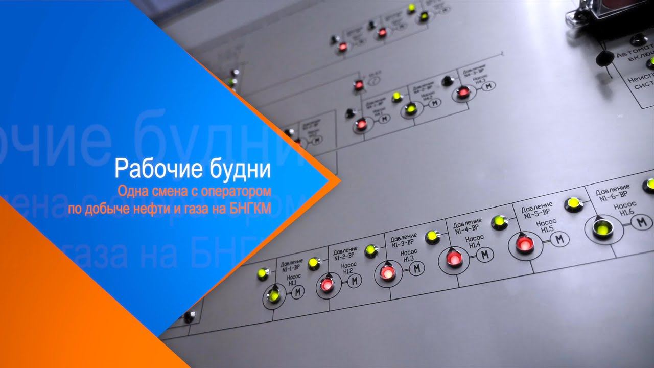 Рабочие будни. Одна рабочая смена оператора по добыче нефти и газа БНГКМ