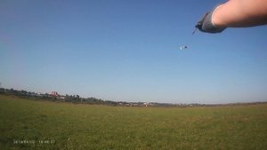 Полёт пилотажки. Авиамодель