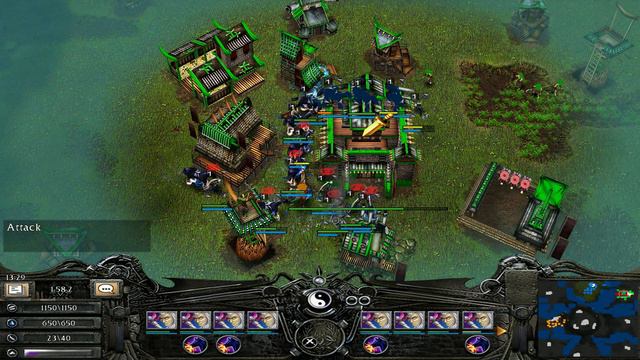 Staff Adept Lotus Destroy Keep Battle Realms Zen Edition смотреть онлайн