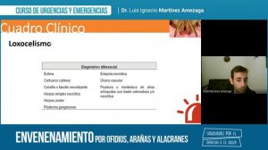 Envenenamiento por ofidios, arañas y alacranes - Curso de urgencias y emergencias en el adulto