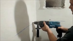 Установка угловой полки