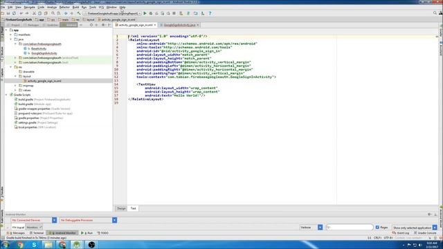 Google Authentication - Android Firebase