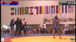 Final Female Wrestling 48 Kg (CAN) Jessica MACDONALD vs (USA) Victoria ANTHONY