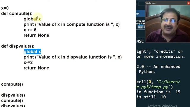 Local And Global Variables In Python In Hindi | Local And Global Variables In Python Difference