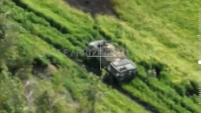 Уничтожение БТР ВСУ в районе Артемовска/Destruction of the AFU BTR near Artemovsk