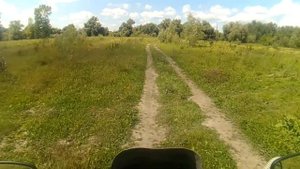 мотоцикл Урал по бездорожью.