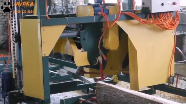 Станки Мурка однодисковая угловая пилорама Север 550 с электромеханическим приводом купить pilam.ru смотреть онлайн