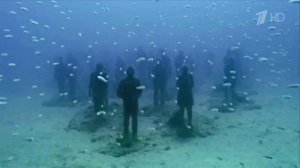 Возле острова Лансароте открылась первая в Европе подводная экспозиция