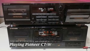 Pioneer CT W720R vs Sony TC WR665S - sound feel - dual well deck battle, using TDK SA-X & TDK MA