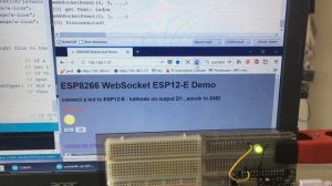 esp8266 webcontrol websocket  the easyest sketch