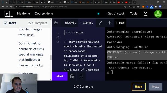 Codecademy, Git and Github Part_5 смотреть онлайн
