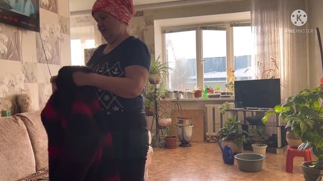 Зашла в гости к Марии.Прыгаем в скакалку.Жарим мойву на печи.Деревенские пенсионеры. смотреть онлайн