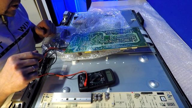 Ремонт телевизора SHARP после грозы \ Не включается смотреть онлайн