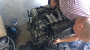 Работа двигателя om601