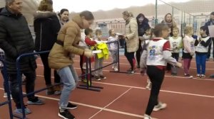 Соревнования по легкой атлетике среди дошкольников. Прыжки в длину с места.