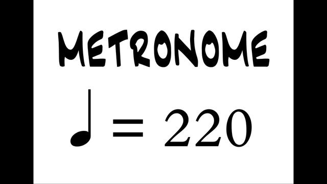 220 BPM - Metronome смотреть онлайн