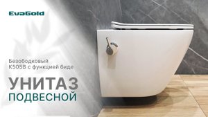 Подвесной унитаз с функцией биде K505B