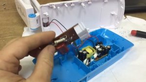 Изменение схемы сгоревшего настольного светильника NLED-423