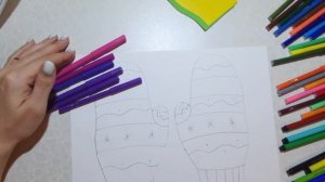 Рисуем варежки с детьми