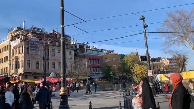 Прогулка по Стамбулу. Часть II. Европейская часть. Голубая мечеть, Мечеть Святой Софии, Еминөнү. смотреть онлайн