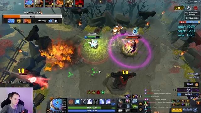 ГРОЗА ЛОББИ НА ПАКЕ В DOTA 1X6 / RAZE1X6 ИГРАЕТ НА ПАКЕ Q смотреть онлайн