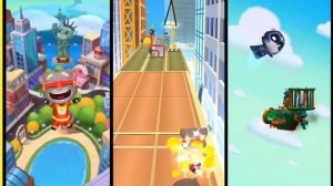 Talking Tom Hero Dash - Discover All The Heroes - 3 Screens - All Bosses - New Update OIWHAVECTY.