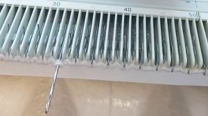 Резинка 1х1 вяжем на 1 фонтуре