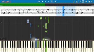 Ace of Base - All That She Wants (piano cover) [Synthesia] by 11ans11