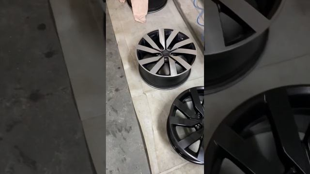 Алмазная проточка порошковая покраска ремонт реставрация восстановление дисков VAG +380503203266 смотреть онлайн