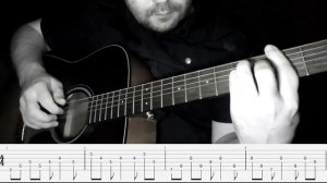 6 рифов на акустике зарубежного рока(Tabs)