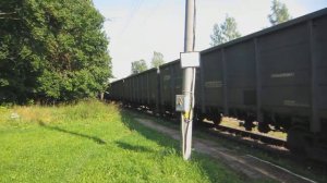 Станция Новоизборск (Новый Изборск), тепловоз 2ТЭ116-1566