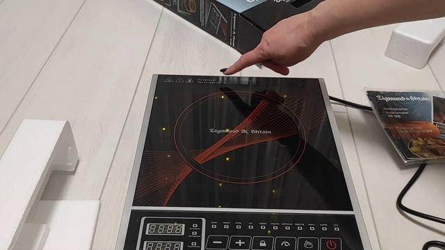 Распаковка — Электрическая настольная плита Zigmund & Shtain ZIP-555 смотреть онлайн