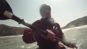 Surfing Cornwall - Sea Kayak Surfing - Pulling Loops and Enders