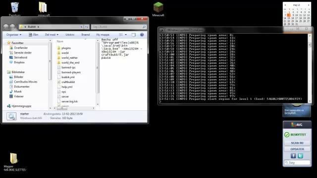[Dansk Tutorial]Minecraft Bukkit Server 1.2.5 смотреть онлайн
