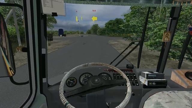 OMSI 2. ПО РУССКОЙ ГЛУБИНКЕ НА ПАЗ 32054-70. 144 МАРШРУТ смотреть онлайн