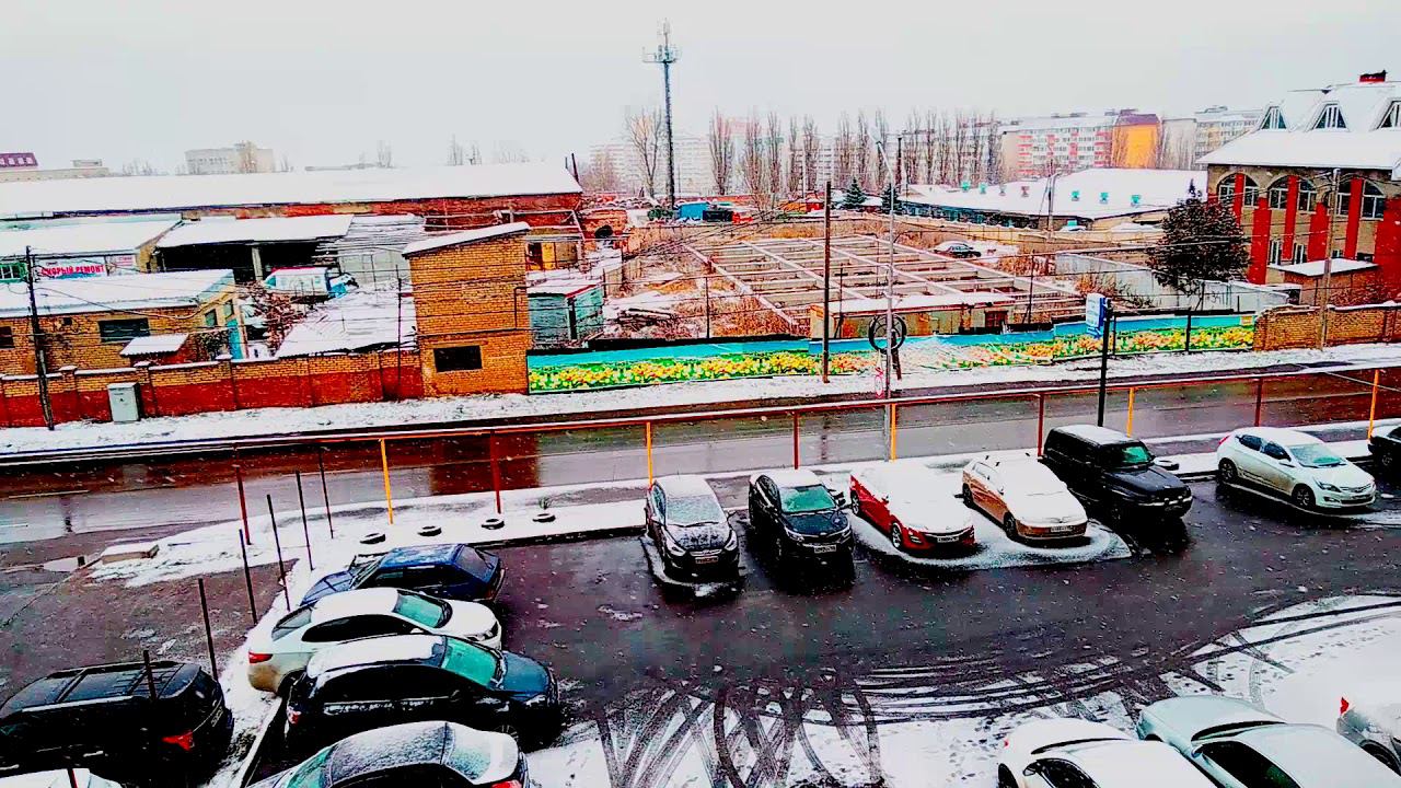 Снег в Ставрополе