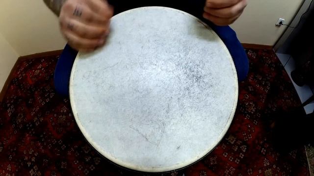 Нестандартный прием игры на джембе: шшшш шшш шшшш: