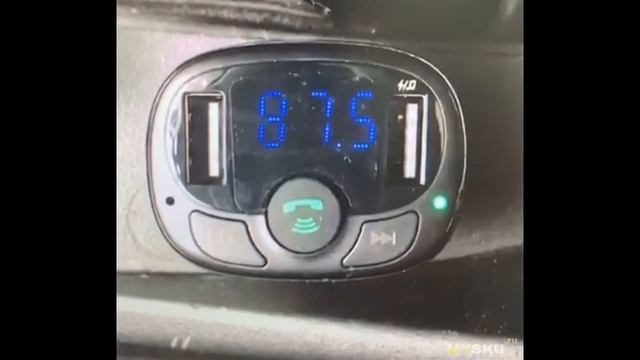 FM-трансмиттер BASEUS S-09A с двумя USB портами | #Обзор смотреть онлайн