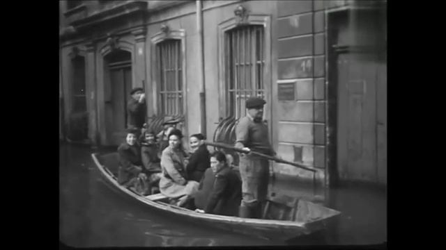 Кинохроника. Франция. Наводнения Во Франции (1951). France. Floods In France (1951)