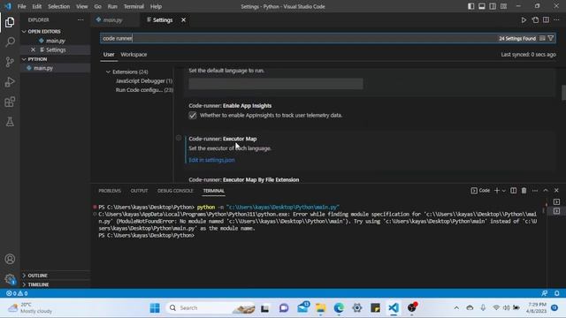 Troubleshooting Python Module Errors | How to Run Your Python Program Using Code Runner on VS Code