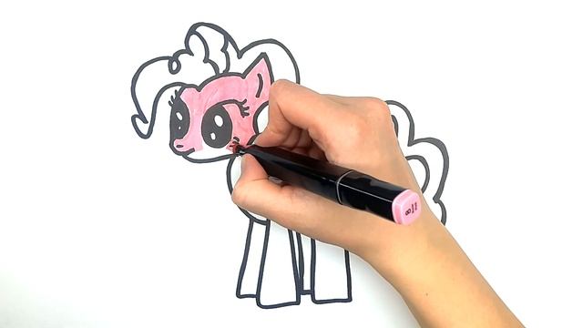 Литл Пони. Как нарисовать Маленькую пони. Рисунки для малышей. РАСКРАСКИ РАЗВИВАШКИ смотреть онлайн