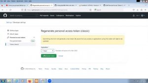 how to upload a github with personal token