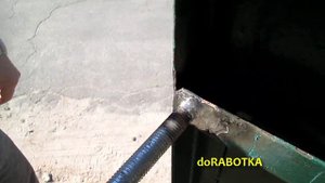 ✅ Простая ручка открывания защелок гаражных ворот от doRABOTKA