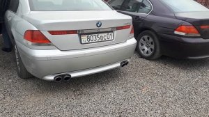 Выхлоп BMW E65
