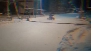 Дрифт на квадроцикле зимой!