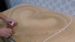 Изготовление каркаса из проволоки для сердца