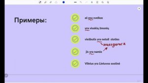 Литовский язык с нуля | глагол "быть" | Урок 4